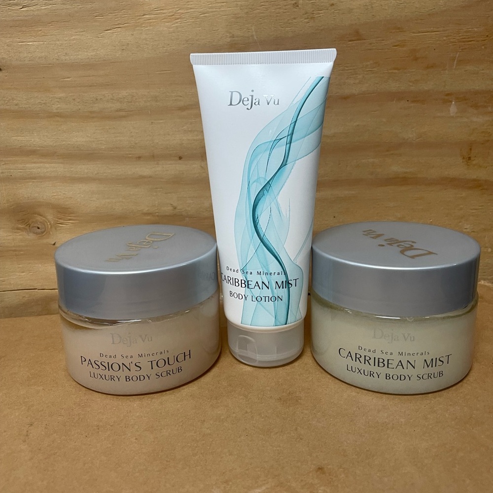 Deja Vu Luxury Body Scrub and Lotion Set